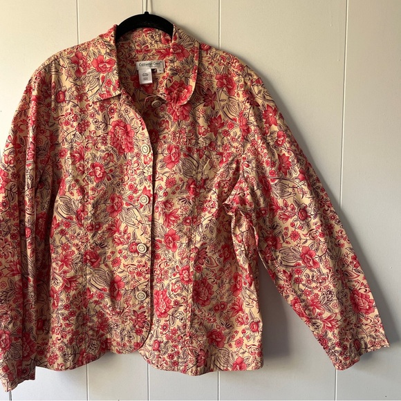 Floral Button Down Shirt - Picture 2 of 4